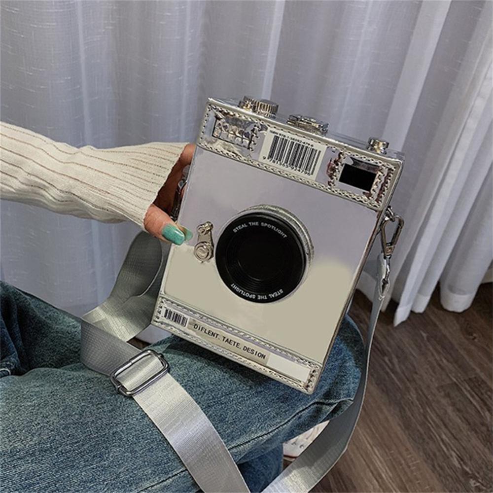 Повседневная модная индивидуальная креативная сумка через плечо с широким ремнем для фотоаппарата, маленькая квадратная сумка, простая модная сумка через плечо на одно плечо