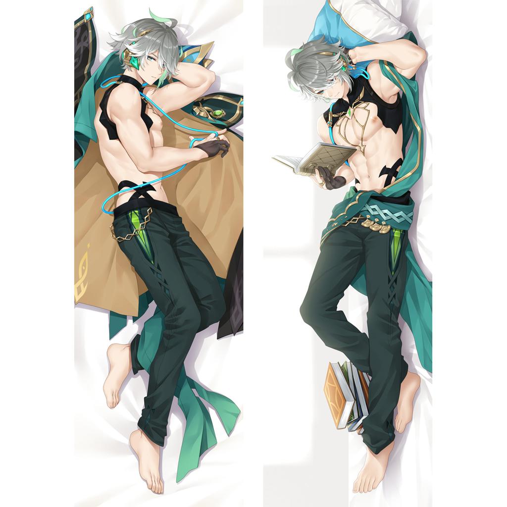 2023 Genshin Impact Alhaitham Coaplsy Dakimakura Otaku пледы наволочка аниме Al Haitham обнимающая наволочка для тела