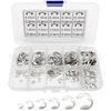 120/200-Piece Stainless Steel 304 E-Clips & Snap Rings Set (M1.5-M10)
