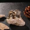 Elephant Brass Elephant Miniatures Brass Lucky Elephant Statue Portable   Desktop