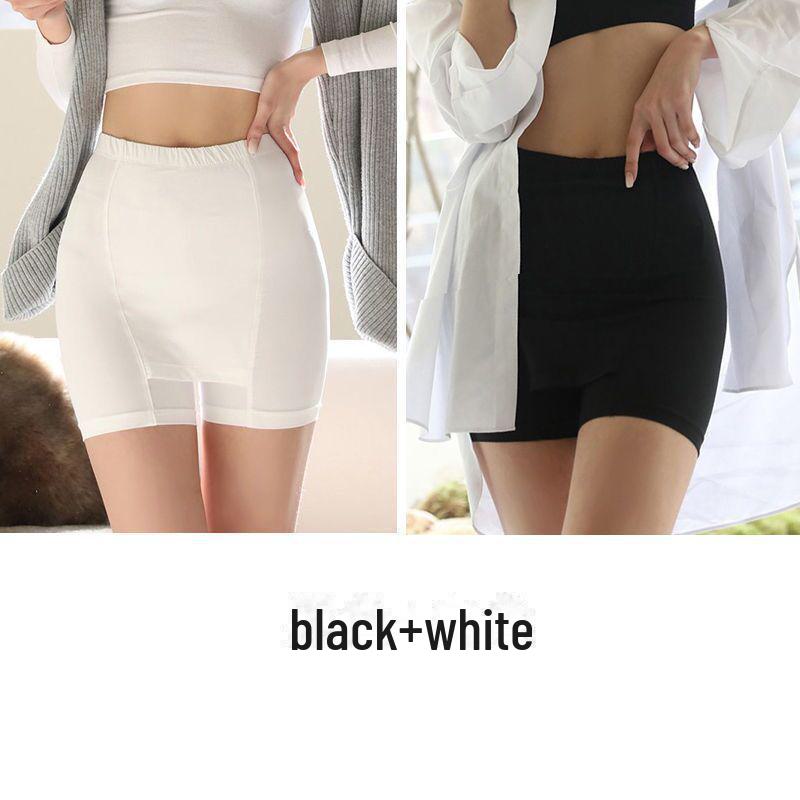 Women's Ice Silk Seamless Anti-Exposure Summer Shorts - Lightweight, Wear Outside, Safety Shorts for JK Skirt