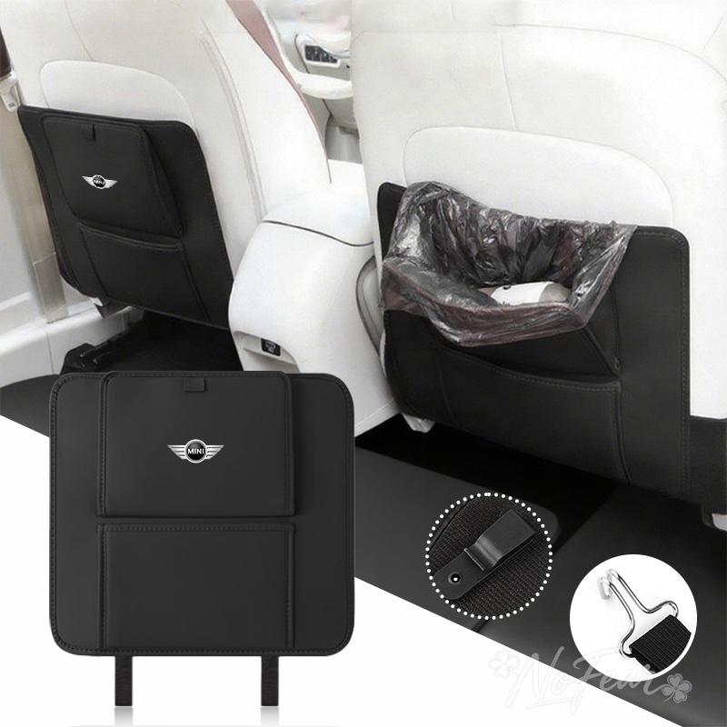 Leather High Quality Car LOGO Seat Back Anti-Kick Protector For BMW Mini Cooper R50 R53 R55 R56 R60 R61 F54 F55 F56 Car stickers QZ8