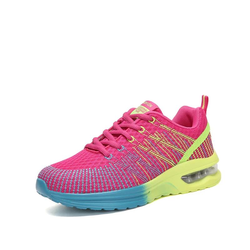 MAEDEF женские кроссовки на воздушной подушке для бега, теннисные спортивные модные кроссовки со шнуровкой, легкие дышащие, для отдыха, для спортзала, для ходьбы