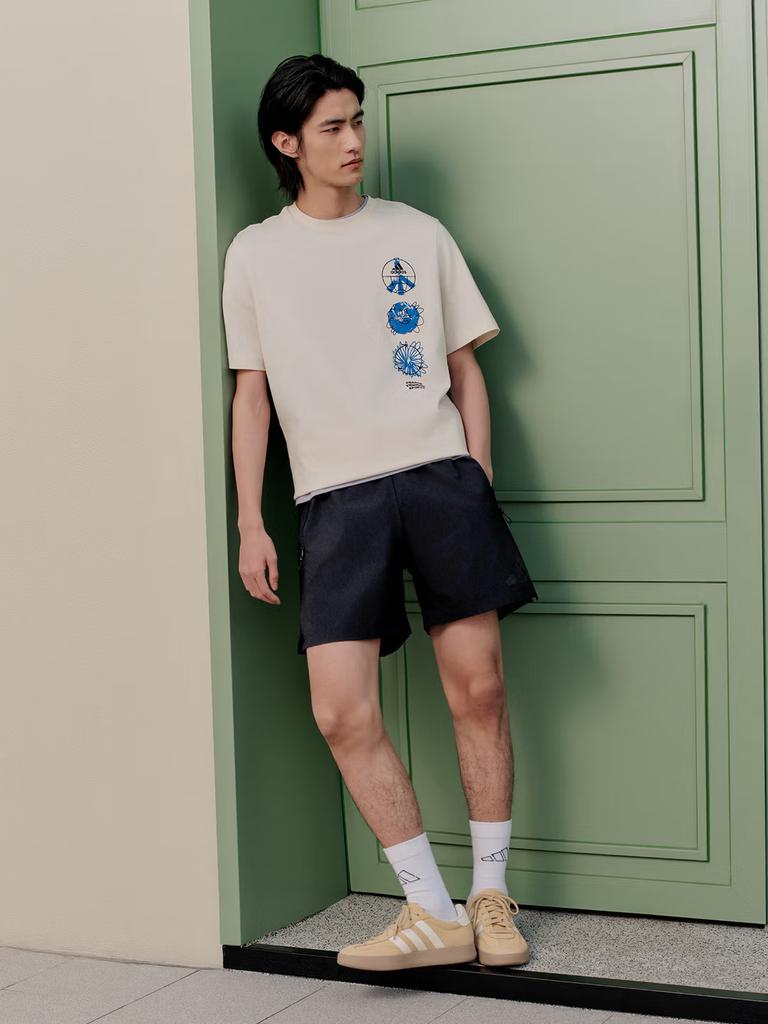 Adidas "T-shaped Shoes" BARREDA Casual Sneakers Made By Adidas  KH7000