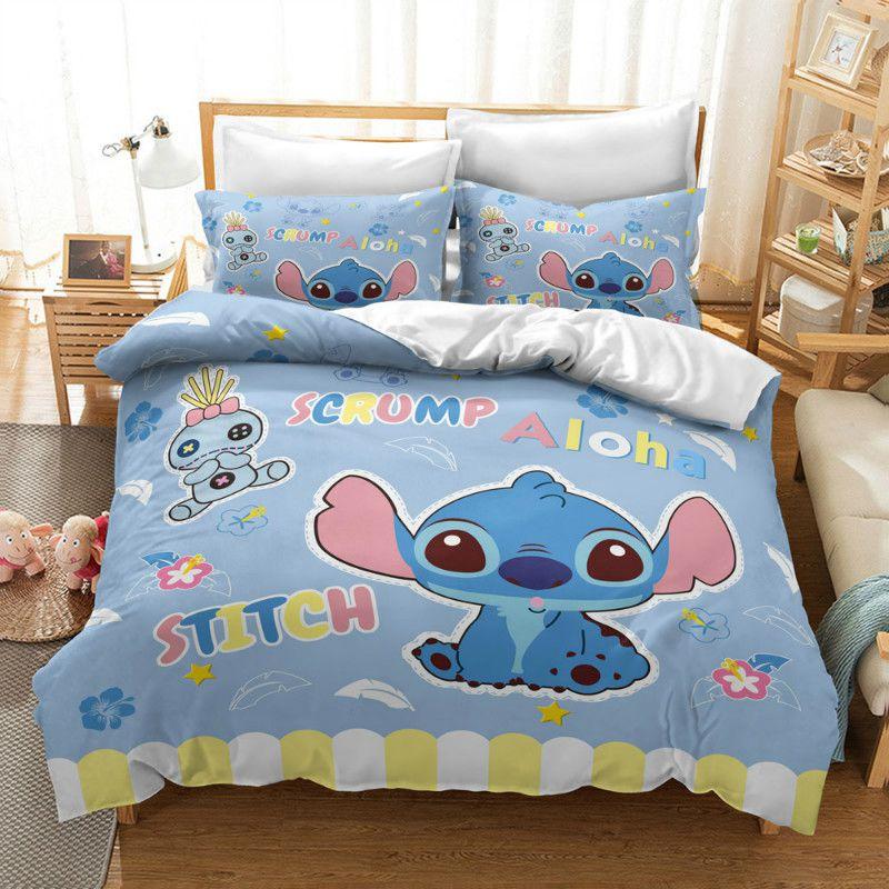 Cozy Lilo Stitch Bedding Set With Stylish Duvet Cover And Pillowcase Design