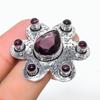 Amethyst Gemstone Handmade 925 Sterling Silver Jewelry Ring Size 8 v0g24