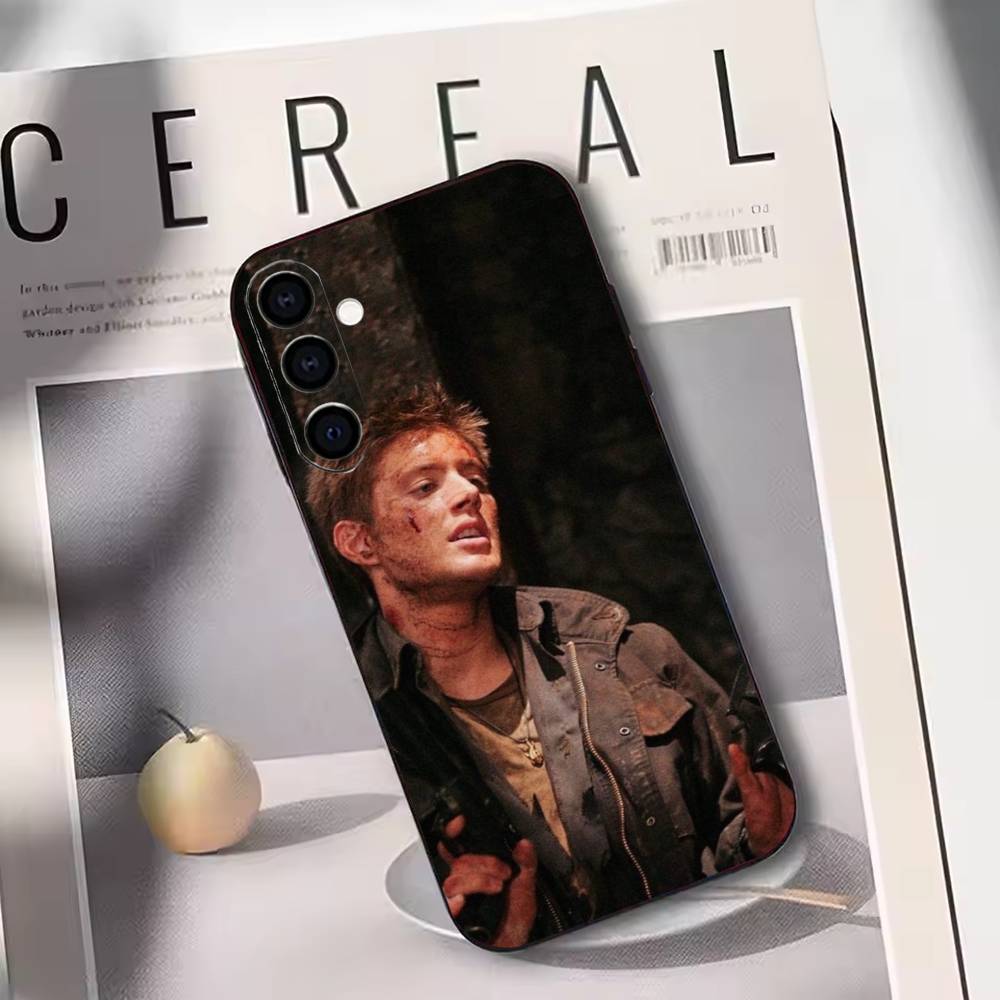 S-Supernatural Dean W-Winchester Phone Case Black Silicone Soft For Samsung Galaxy A73,A72,A71,A70,A53,A52,A51