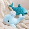 Whale Plush Toy For Kids Soft Cartoon Marine Animal Gift For Children