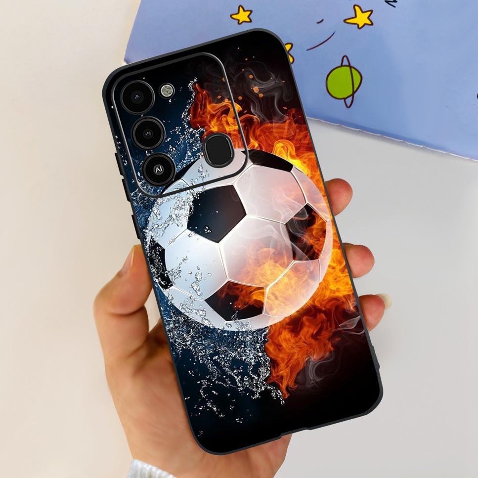 Чехол для Tecno Spark GO 2022 KG5 Мягкий Силикон Милый Кот Чехол для Телефона Для Tecno SparkGO 2022 6.52" Роскошные Цветы Любви Чехлы Funda