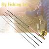 Fly Fishing Combos Carbon Fly Fishing Rod 4-Piece 9 Feet Fly Fishing Reel 5/6 Fly Fishing Kit Tools
