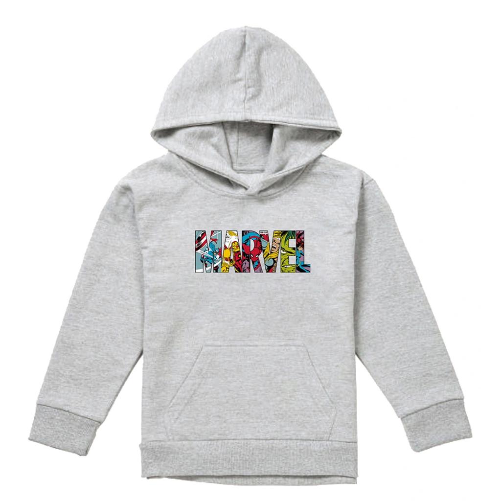 Marvel Childrens/Kids Characters Logo Pullover Hoodie