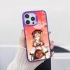Игровой чехол для мобильного телефона GI Yanfei, фиолетовый, полупрозрачный, для iPhone 17 16 15 14 13 12 11 X XR XS Air Pro Max Plus, цветная крышка