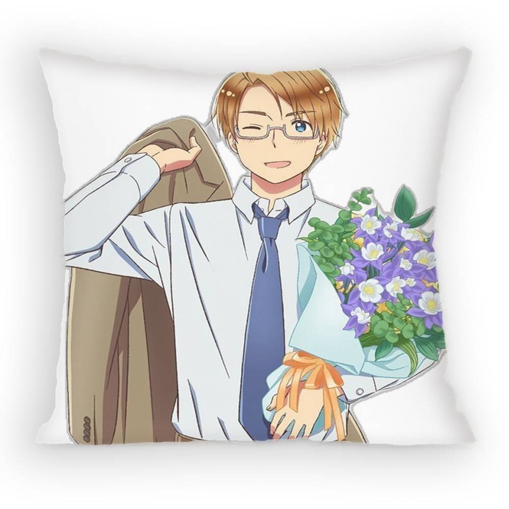 Аниме Hetalia WorldStars Альфред Ф. Джонс Наволочка для дивана, гостиной, спальни, изголовья, спинки, квадратная подушка, подушка для сна