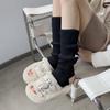 Y2K Winter Leg Warmers Fluffy Goth Accessories Gothic Lolita Knit Long Socks Women Legs Warmers Lady Sock Gothic Stylish Legging