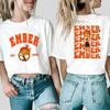 Ember EleUnisextal Футболка Модная двусторонняя футболка EleUnisextal Футболка Ember Футболка Уэйда и Эмбер Футболка WDW Magic Kingdom