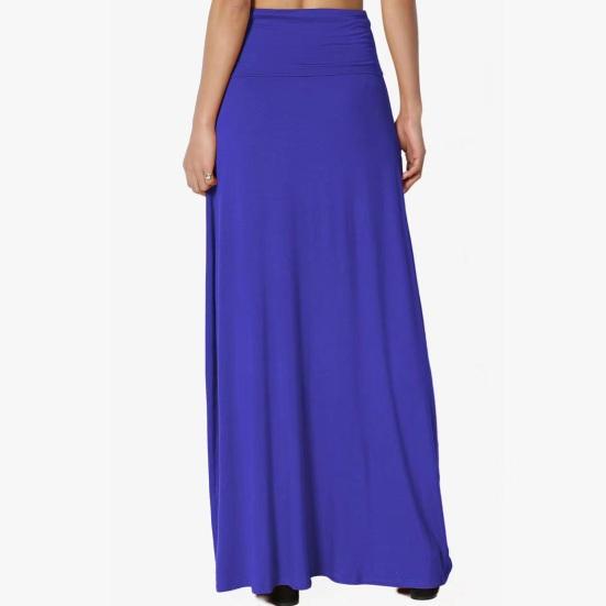 Женская юбка с высокой талией, облегающая бедра, юбка макси, однотонная юбка длиной до щиколотки