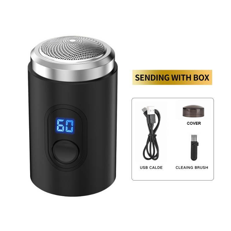 Мини-электрическая дорожная бритва для мужчин, карманный размер, перезаряжаемый портативный безболезненный беспроводной триммер, нож для лица, бритва для бороды