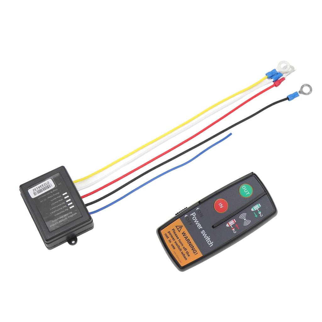 Wireless Winch Remote Control DC 12V 24V 3 In 1 Durable Handset Switch Controller for Truck ATV SUV