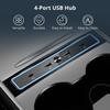 For Tesla Model 3 Y 2026-2026 27W Quick Charger USB Splitter Hub Intelligent Docking Station Powered Extension Fast Charging