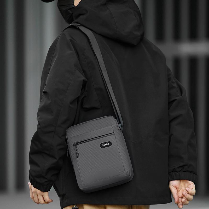 Городская сумка через плечо для通勤 - Модная оксфордская сумка-слинг через плечо с карманом для телефона (Деловой и Повседневный Стиль)