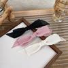 2 шт. в Корейском стиле, модные однотонные тканевые сетчатые заколки с бантом в виде утконоса, элегантные заколки для волос, милые милые заколки для волос, аксессуары для волос для девочек