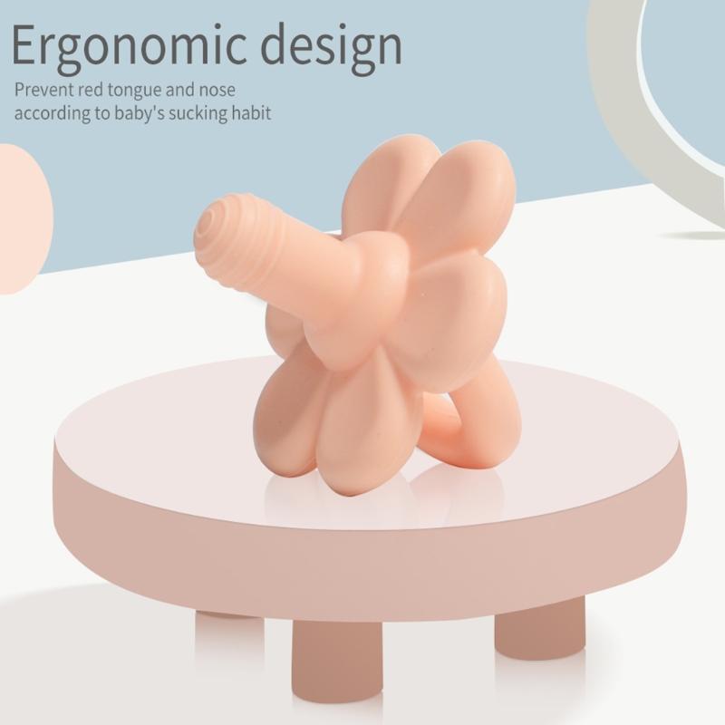 Соска-пустышка для новорожденных, гибкая, мягкая, без бисфенола-А, безопасная силиконовая пустышка-прорезыватель.