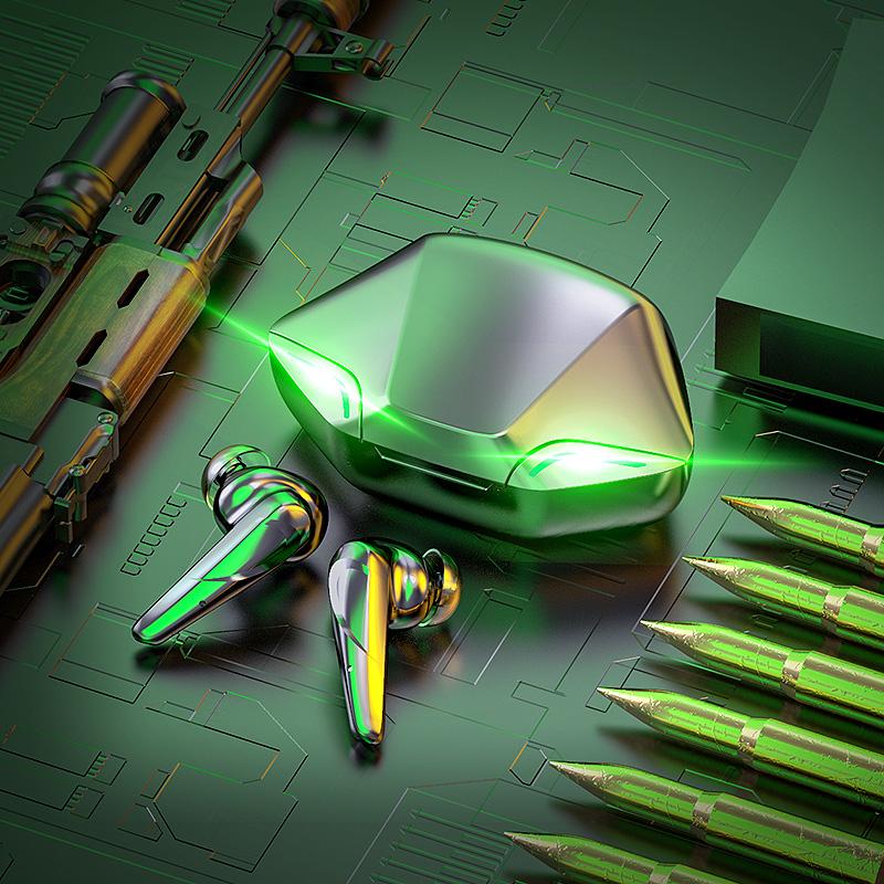 X15 TWS Gaming Wireless Buletooth 5.1 Наушники IPX7 9D Стерео шумоподавление Музыкальные гарнитуры с низкой задержкой для всех смартфонов