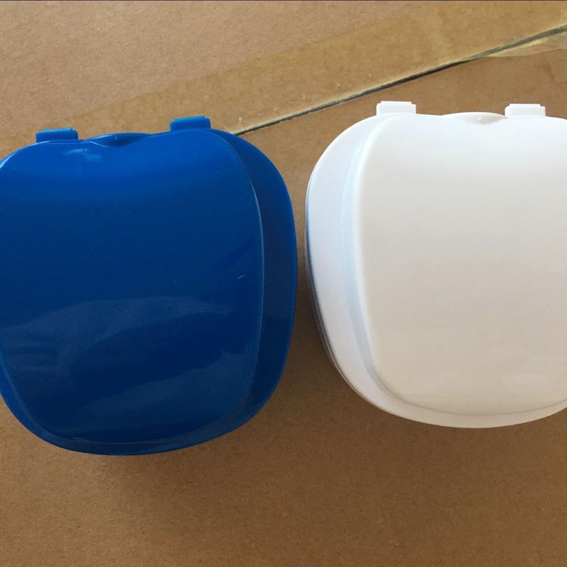 Яблоко Форма Зубной Протез Ванна Коробка Чехол Стоматологическая Коробка Для Хранения Искусственных Зубов С Подвесной Сеткой Контейнер Товары Для Дома