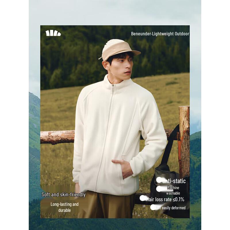 beneunder Men's Stand Collar Fleece Lined Jacket PM130