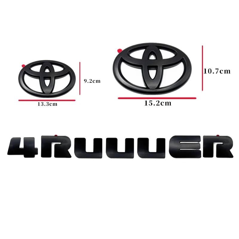 3D ABS lettres 4runner hayon Logo coffre arrière emblème Badge autocollant décalcomanies voiture style accessoires pour Toyota T EA8