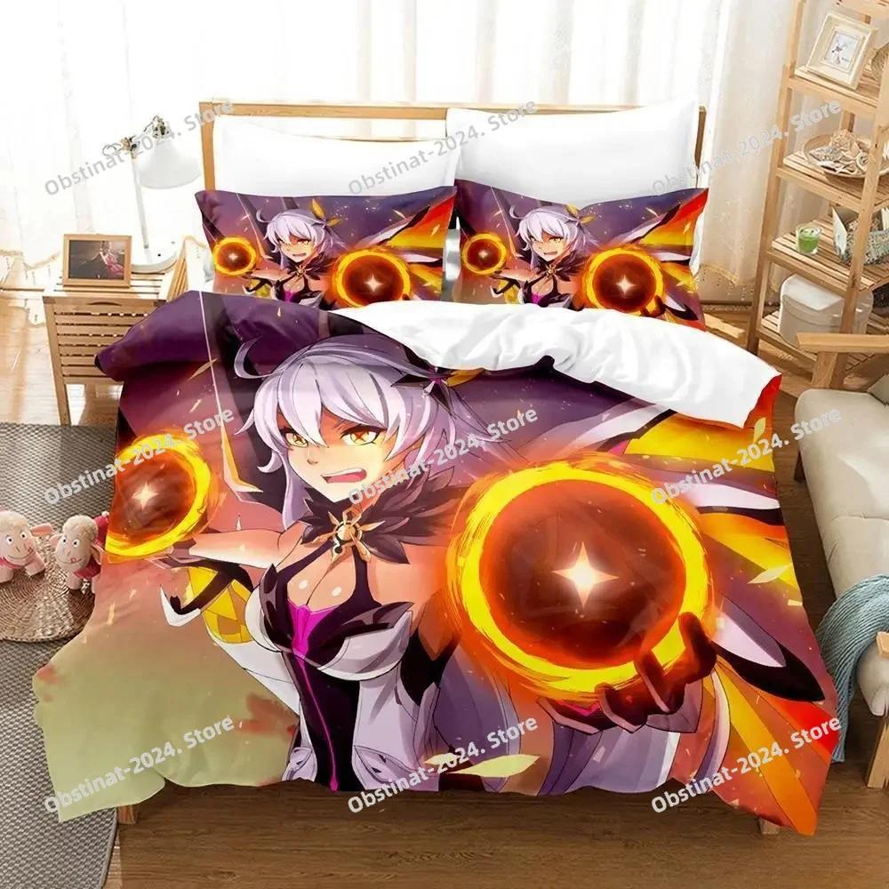 Новый 3D Аниме Honkai Impact 3rd Комплект постельного белья Печать С наволочкой Пододеяльник Мягкий Односпальный Двуспальный Queen Super King Размер