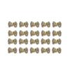 20Pcs Nail Decoration Shiny Visual Effect Show Unique Charm Alloy Excellent Bow-knot Ornament Manicure Nails Accessories for Salon