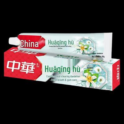 Зубная паста Zhonghua Floral Clean с ароматом апельсинового цвета и одуванчика