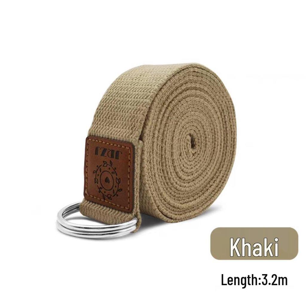 Ремень для растяжки без эластичности для вспомогательного удлинения в йоге Айенгара