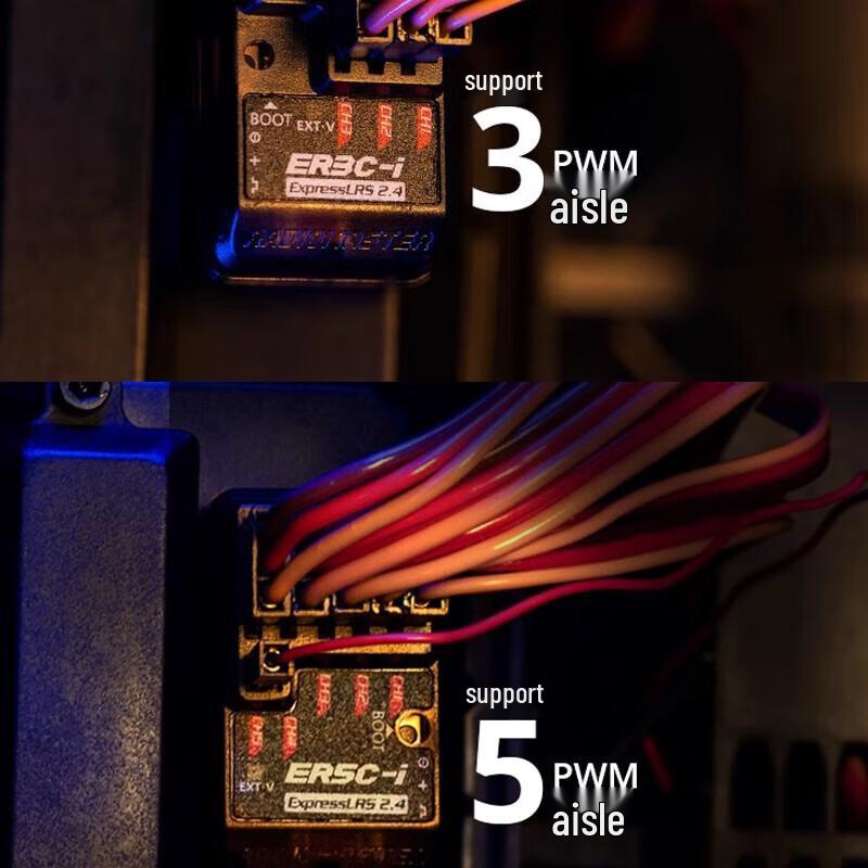 Радиоуправляемый приемник RadioMaster ER3C-i 2.4GHz ELRS PWM
