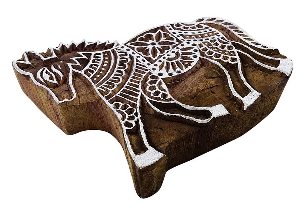 Декоративные штампы из индийского дерева с ручной резьбой, печатные блоки, текстильные верблюжьи штампы