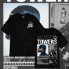 Летние футболки 2025 года с рэпером Myke Towers для мужчин и женщин, оверсайз, 100% чистый хлопок, с принтом, дышащая, для отдыха, Y2k