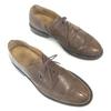 Berwick 1707 Испания Goodyear Welt U-образные кожаные туфли мужские 10 28.5 Коричневые(ИСПОЛЬЗОВАЛ)