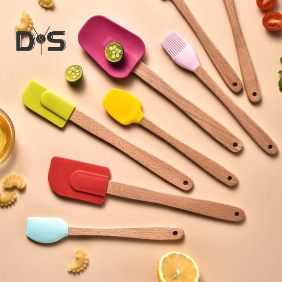 1 комплект красочных хлебобулочных инструментов, недеформируемый, полезный антипригарный скребок для десертов