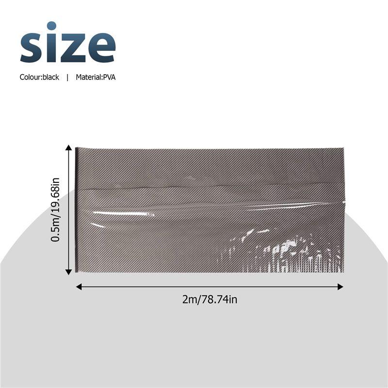 M-Modern-0.5X2m Black Carbon Fiber Print Water Transfer Dipping Hydrographics Hydro Film