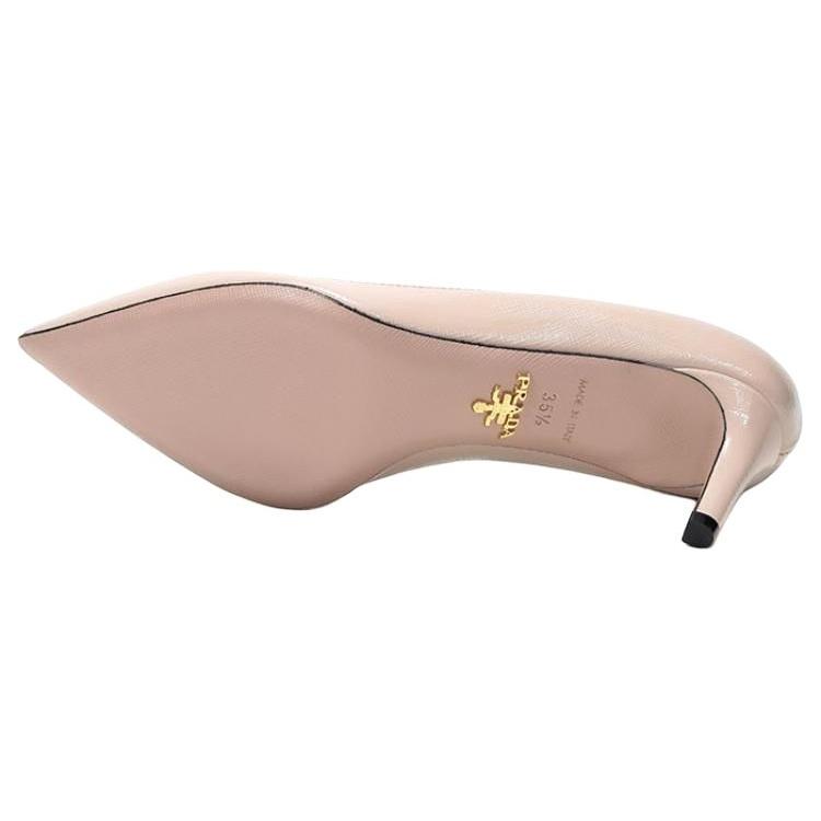 (WMNS) PRADA Pointed Saffiano Leather Heels 'Nude' Women's 1I834I_3A9S_F0236_F_065