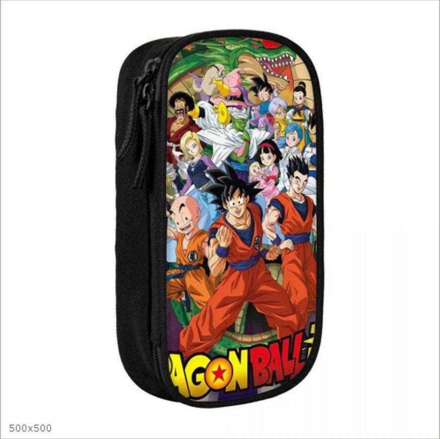 Пенал Dragonball однослойный вертикальный квадратный детский пенал из полиэстера