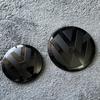 DIG1 2pcs VW Golf 6/Golf 7/Golf 7.5/Golf 8 Not Affect ACC Modified Black Label New Flat Mirror Front and Rear Logo Decorative Cover