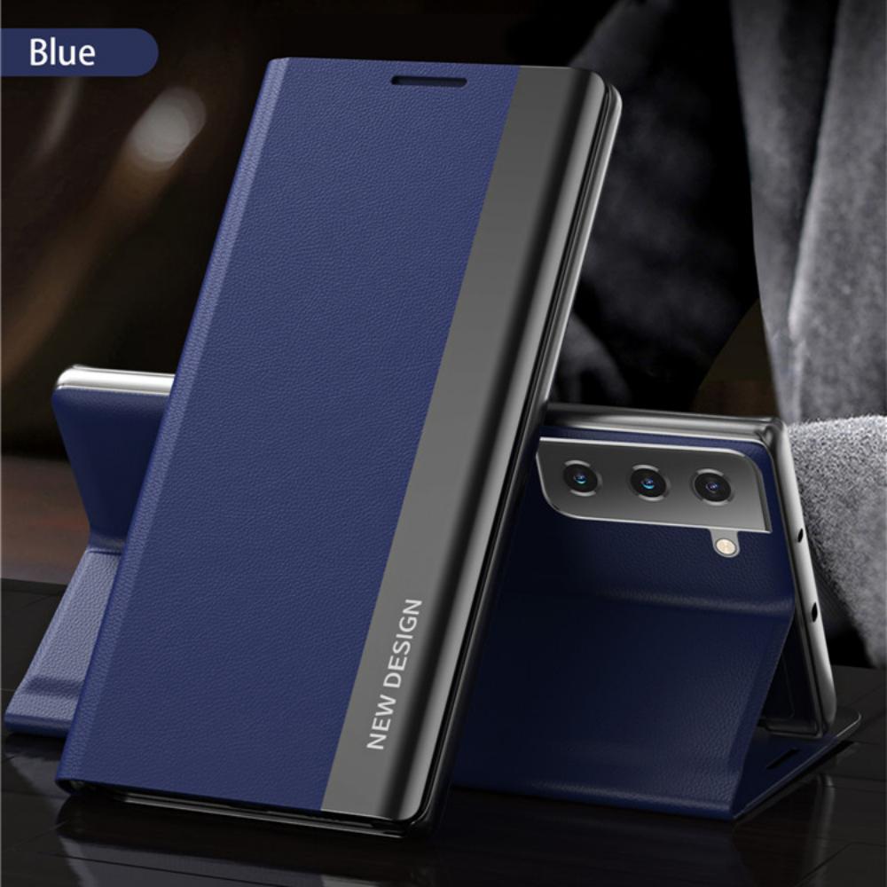 Магнитный кожаный чехол с покрытием для телефона A15 A35 A55 5G Stand Flip Samsung S25 S24 Plus S22 S23 FE Note 20 Cover