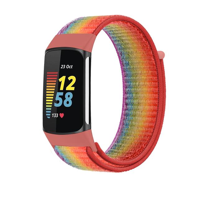 Нейлоновый ремешок для умных часов Fitbit Charge 5, спортивный нейлоновый браслет-петля, браслет Correa Pulsera для Fitbit Charge 5 Band