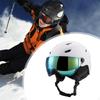 Skiing Helmet Snow Ski Adjustable Warm Protectived Glasses Impact Resistance Shockproof Ear