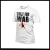 Spartan Warrior T-shirt Built for War Blood Splatter Gladiator with Spear Attack