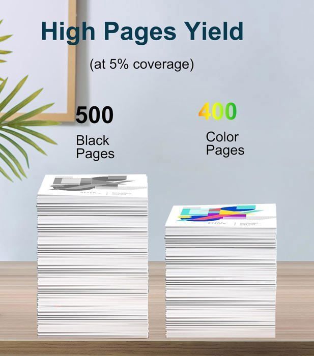 Чернильные картриджи - OGOUGUAN - HP 924 - Совместимые с HP OfficeJet Pro - Упаковка из 4 штук - Легко установить