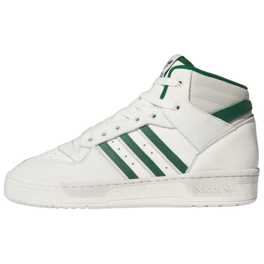 adidas Originals Rivalry Кроссовки с круглым носком Удобные Универсальные Повседневные Теплые Нескользящие Кроссовки Хайтопы Унисекс Белые ID6211