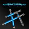 PH2 Cross Drill Bit Head Screwdriver Bits Hand Tools Anti Slip Electric Hex Shank Magnetic Screwdriver 25/50/65/70mm Drill Bit